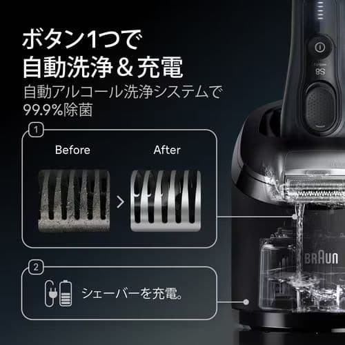 【新品未使用】ブラウン シリーズ8 洗浄器付きモデル 8663cc