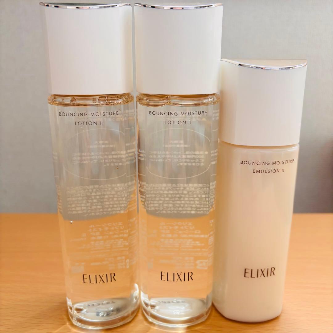 ELIXIR リフトモイスト ローション 化粧水 乳液　３点セット