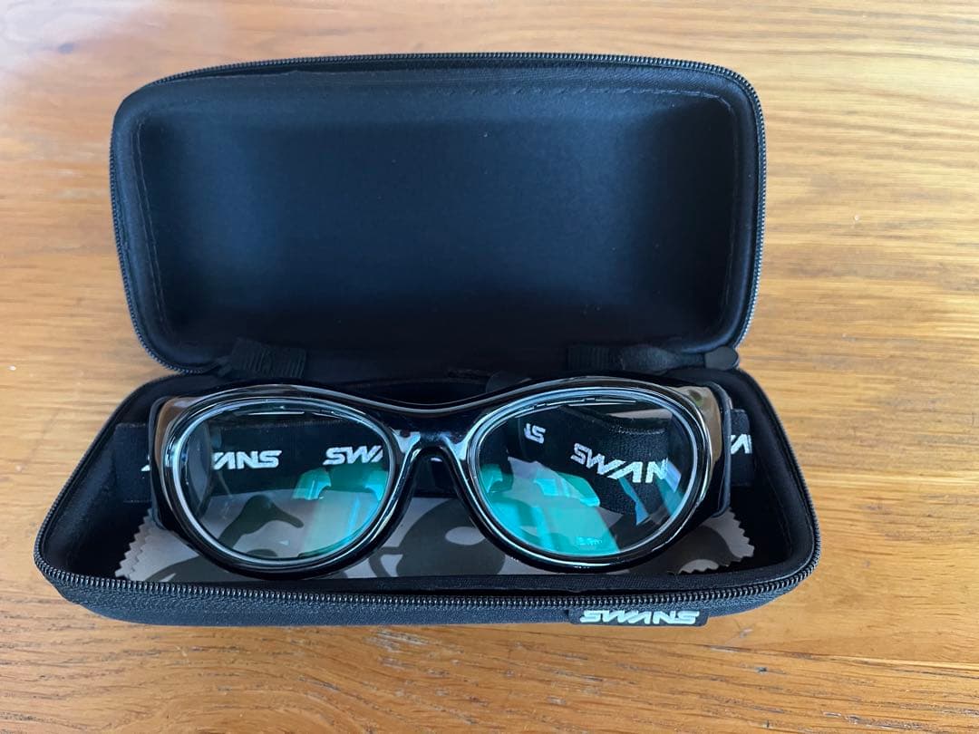 【新品】SWANS EYEGUARD スポーツメガネ ブラック