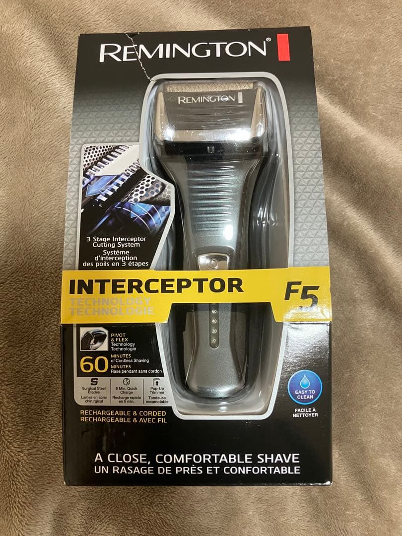 Remington F5 インターセプター 電気シェーバー 新品未使用