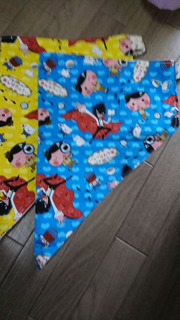 ハンドメイドキッズ用リバーシブル三角巾2枚セット