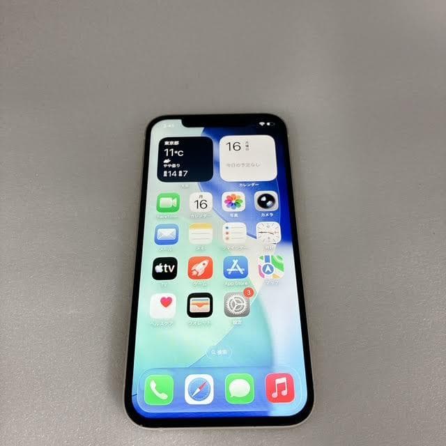 美品✨iPhone12 128GB SIMフリー ホワイト バッテリー100%