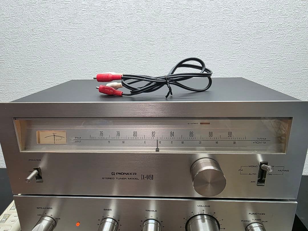 PioneerSA6750アンプ+ TX-4450チューナー動作品