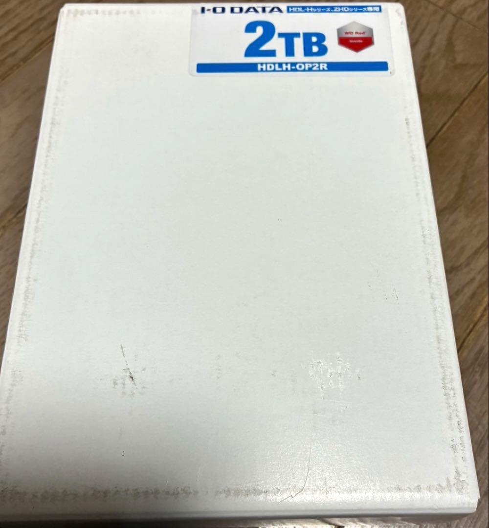 I-O DATA 外付けHDD 2TB HDLH-OP2R WD Red内蔵