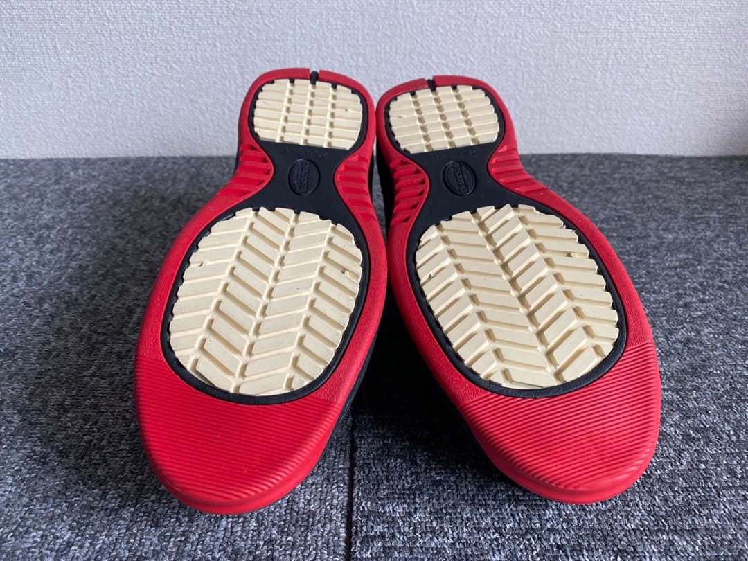 DIADORA 安全靴 レッド ベルクロ　箱無し