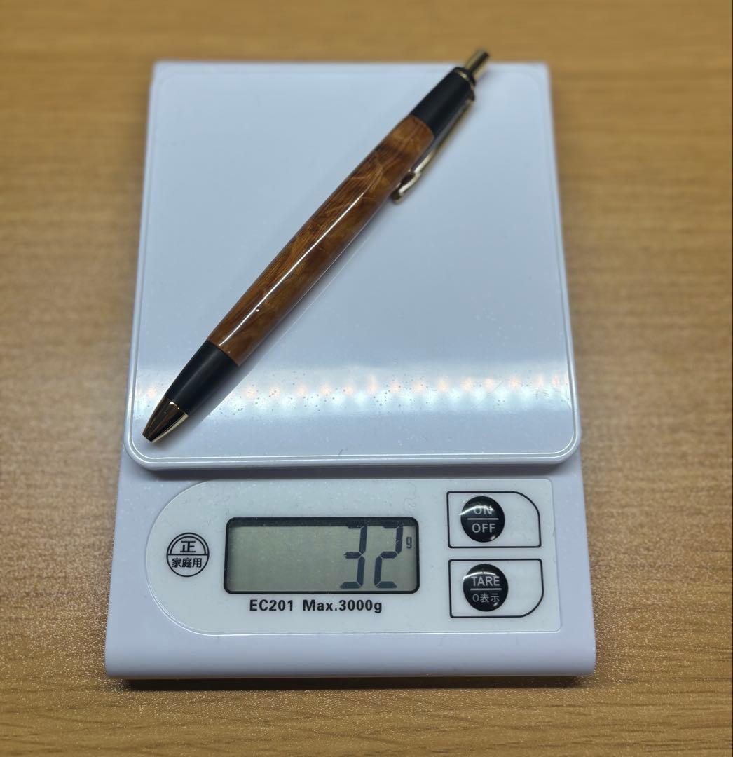 屋久杉工房京 屋久杉　光明瘤　シャーペン 真鍮金具