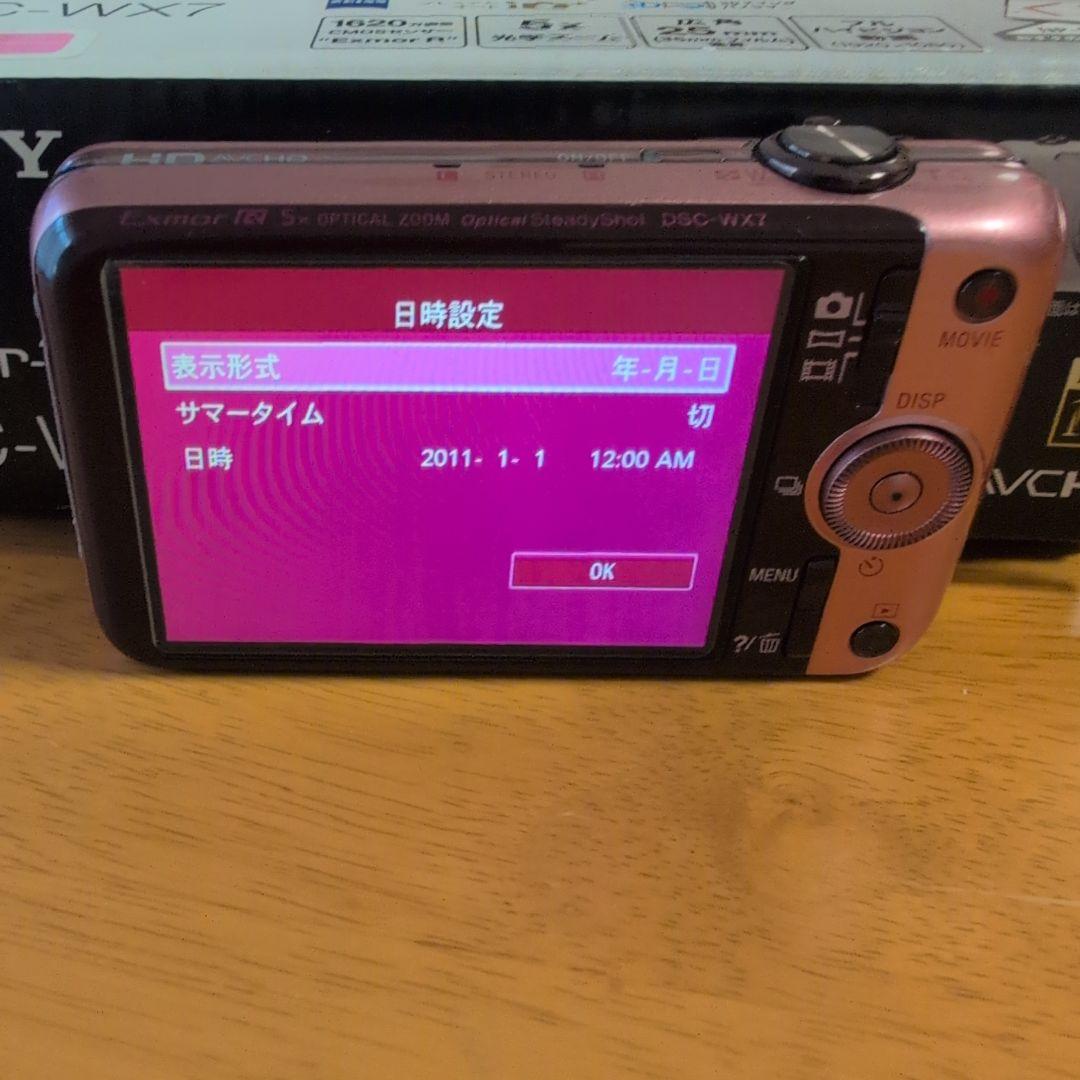 SONY Cyber-shot DSC-WX7 ピンク 元箱付き 動作確認済