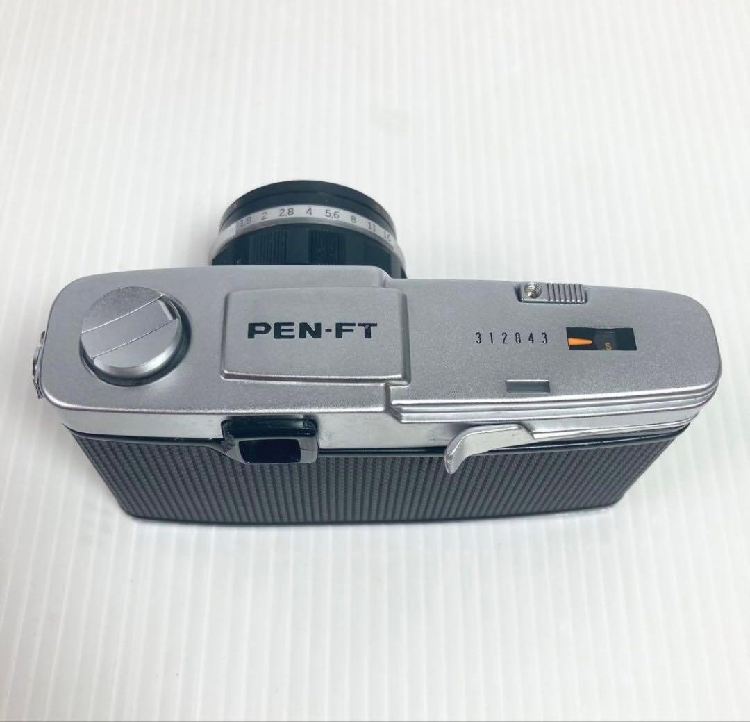 動作確認済み OLYMPUS PEN-FTフィルムカメラ ケース、ストラップ付き