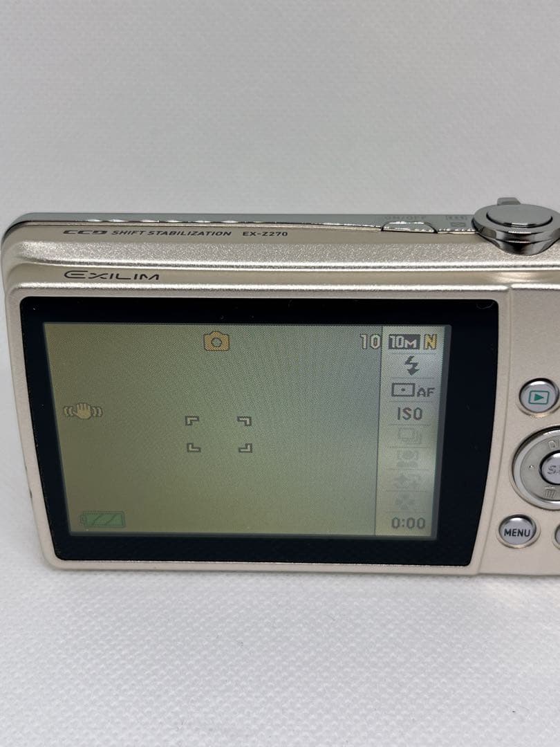 CASIO EXILIM EX-Z270 バッテリー充電器付き 動作確認済み