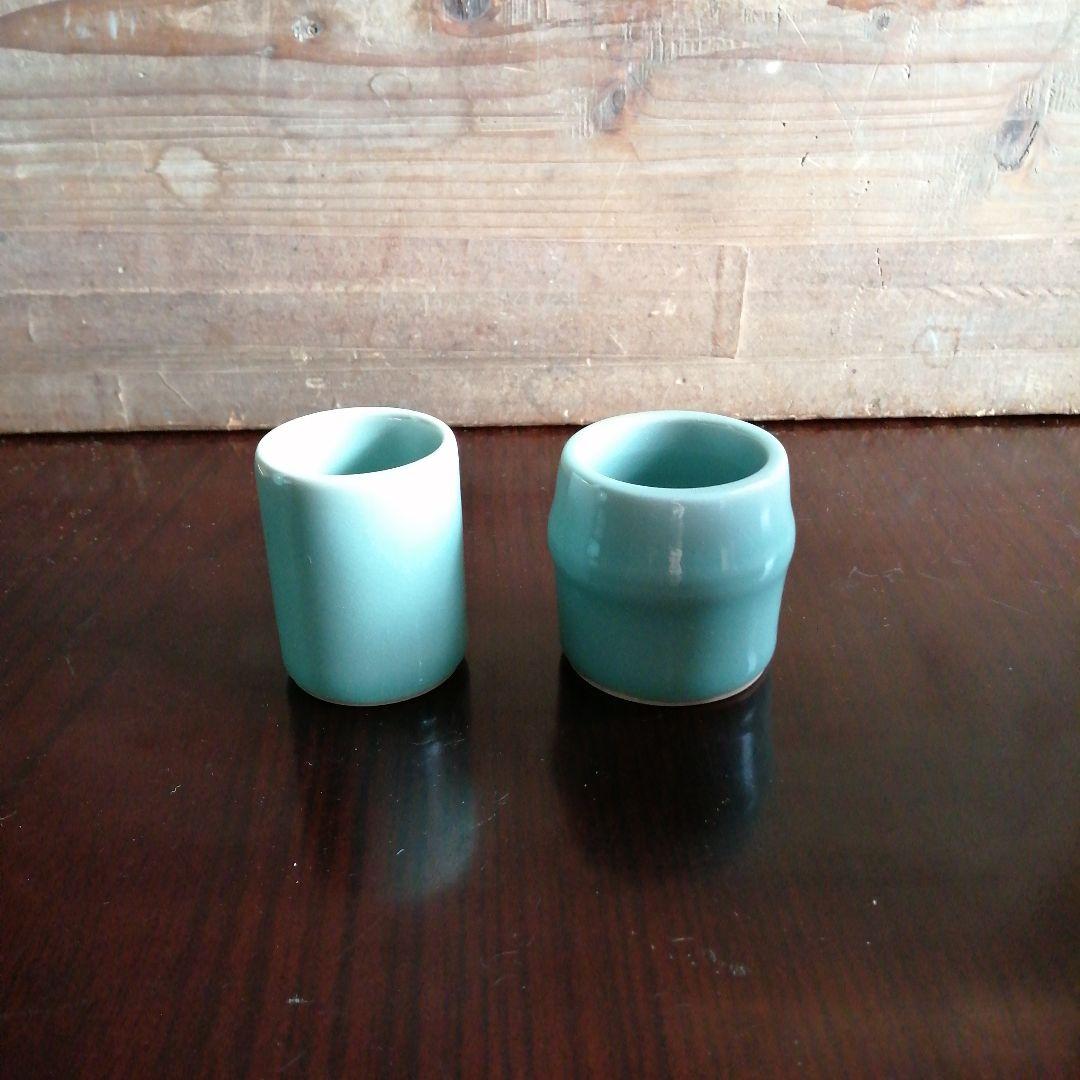 大川内焼　小笠原長春　青磁皆具