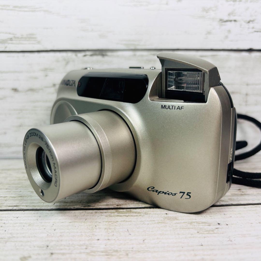 【動作良好】MINOLTA フィルムカメラ Capios 75