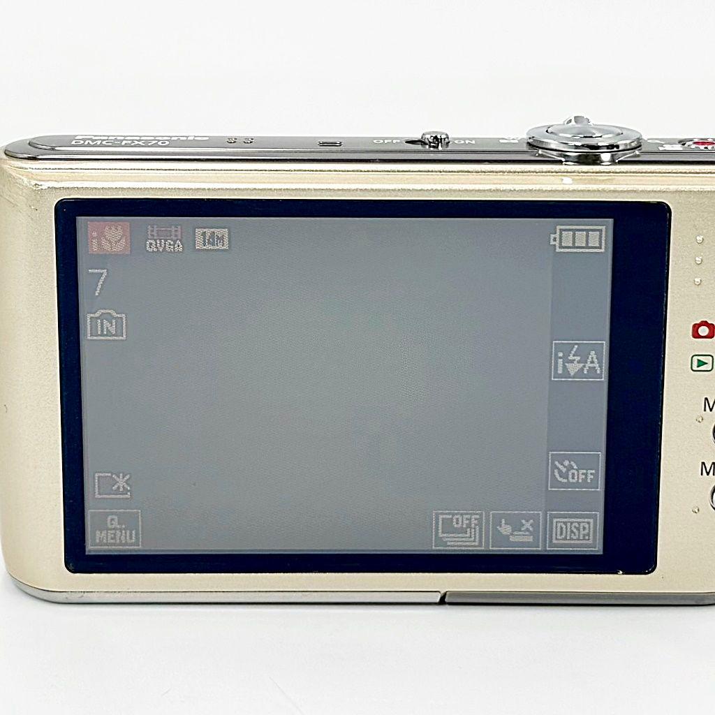 パナソニック LUMIX DMC-FX70 リュクスゴールド コンデジ カメラ