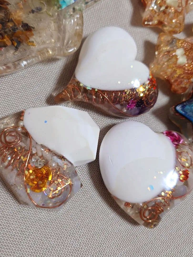 オルゴナイト 小物入れ リングスタンド 色々セット