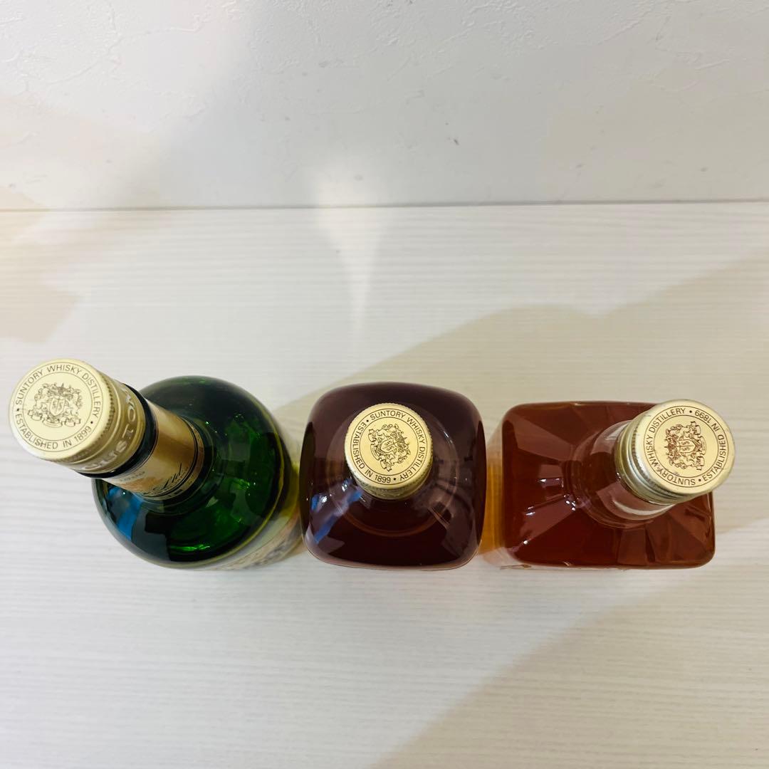 サントリー　ウイスキー　終売品　カスタム　ゴールド　3本セット　古酒