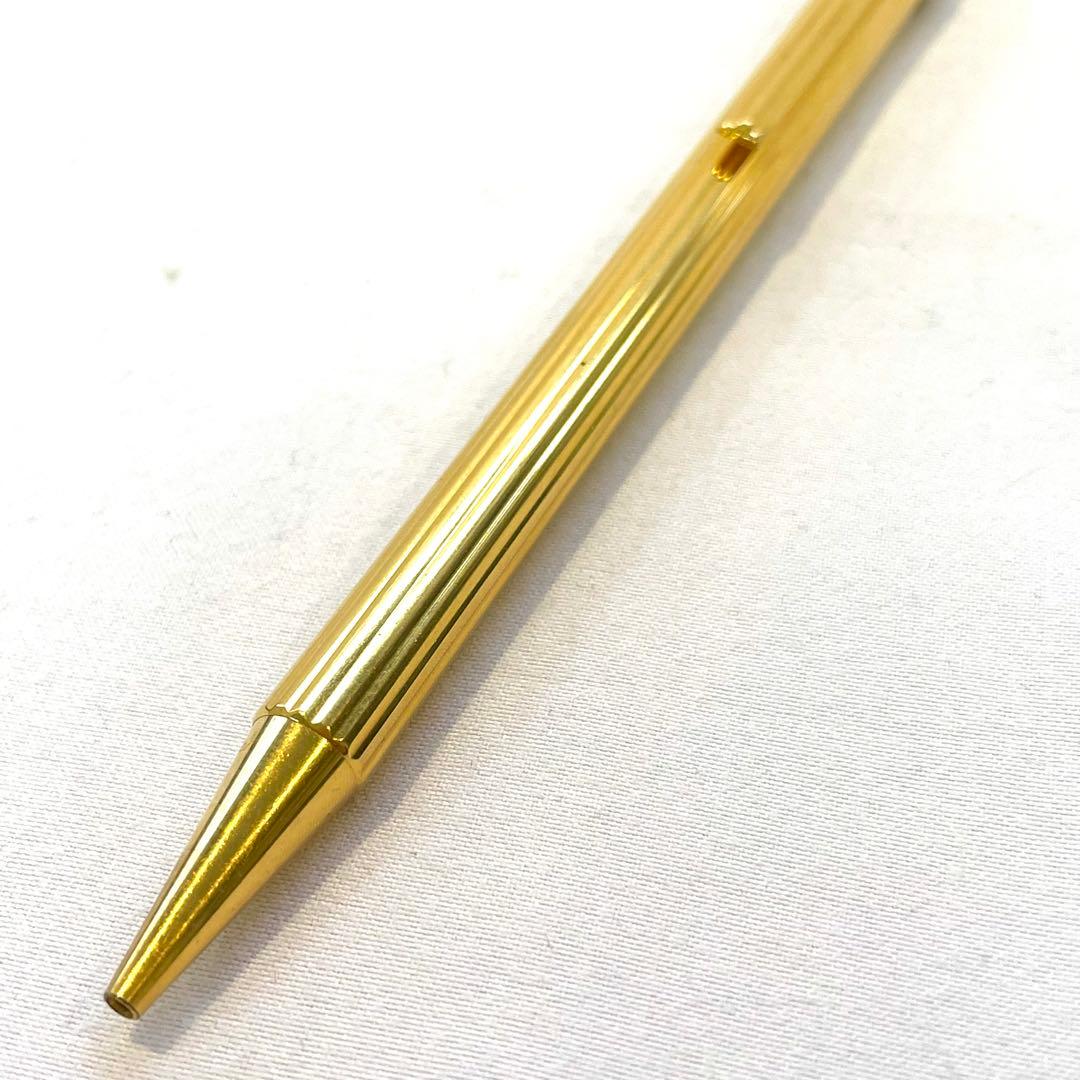 CP-A0184　カルティエトリニティボールペン　青インク　替えインク付き