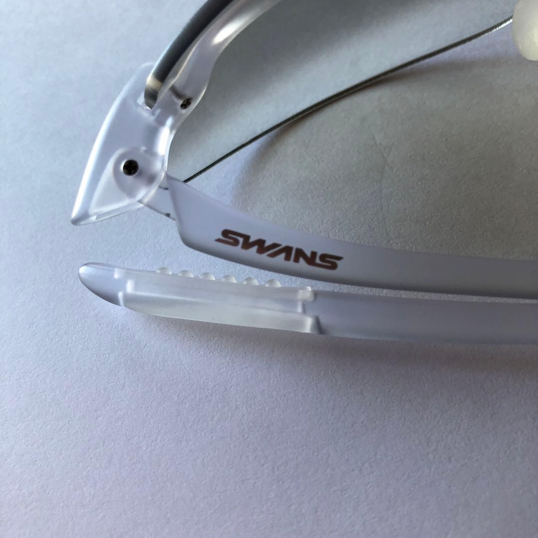 SWANS （日本製）スポーツ用サングラス クリア 偏光レンズ