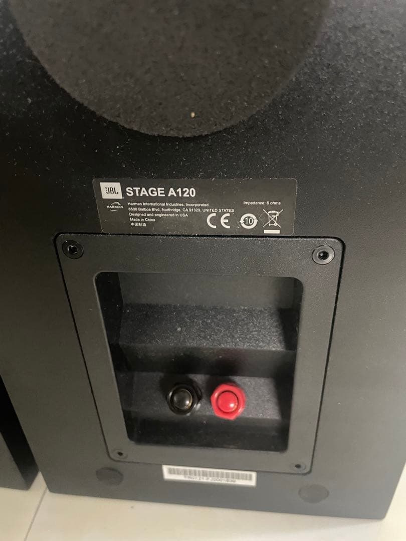 JBL STAGE A120 ブラック ブックシェルフスピーカー