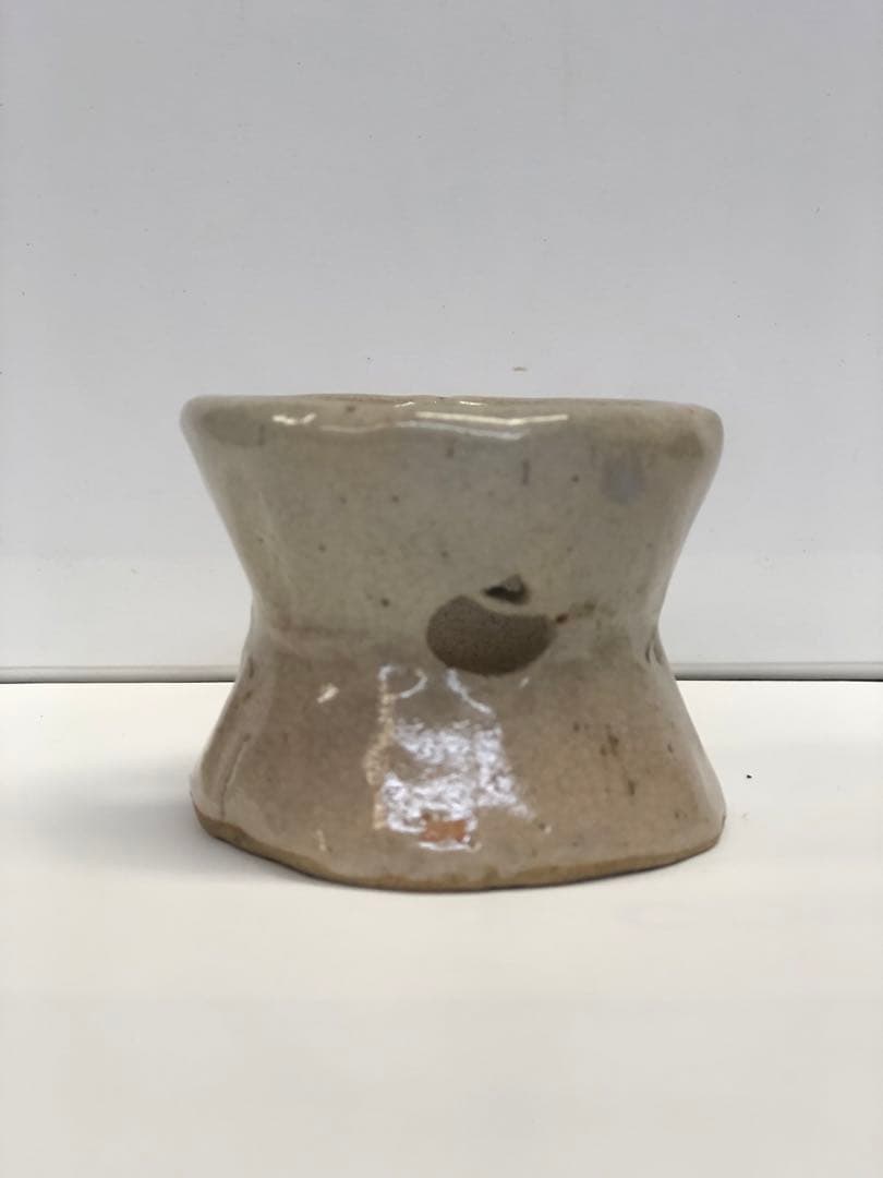 萩焼 九世三輪雪堂　古龜　茶道具　蓋置物　骨董品　古物　古陶器　共箱付き