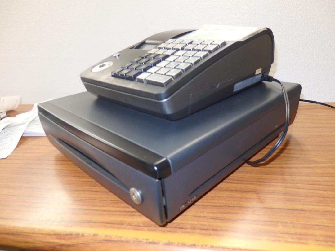 7130 美品保管品設定無料 カシオ TE-300-BK レジスター 10部門