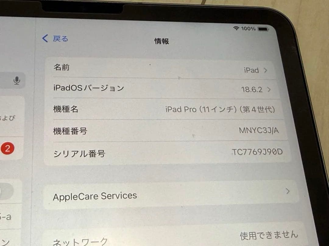 【おまけ多数】iPad Pro(11インチ)第4世代セルラーモデル　128GB