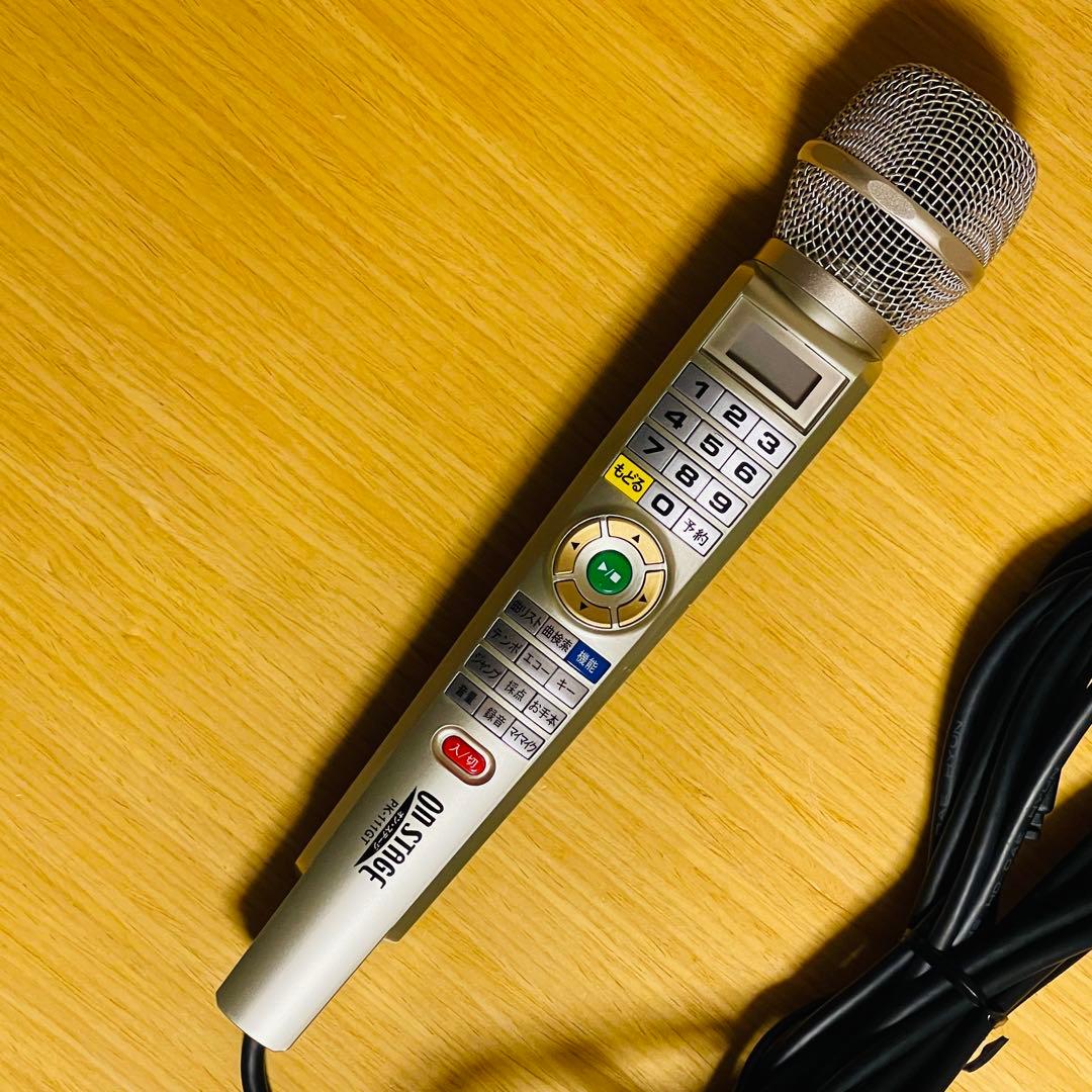 【美品】パーソナルカラオケ オン・ステージ PK-111GT ペアマイク付属