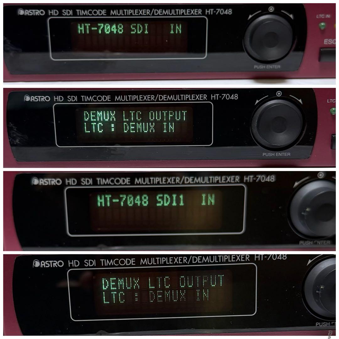 ASTRODESIGN　HT-7048　HD-SDIタイムコード・マルチプレクサ