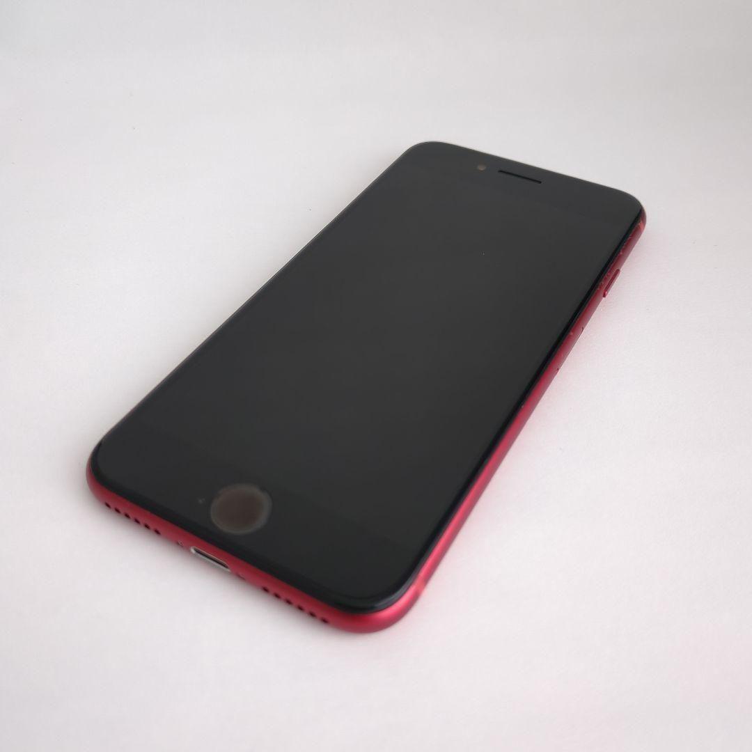 【美品☆新品BT100%】iPhone SE3 64GB 本体 RED(赤）