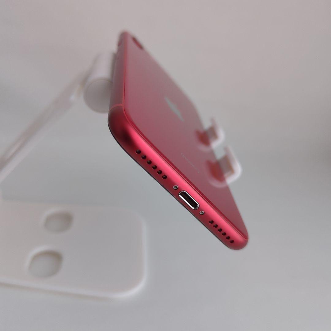 【美品☆新品BT100%】iPhone SE3 64GB 本体 RED(赤）