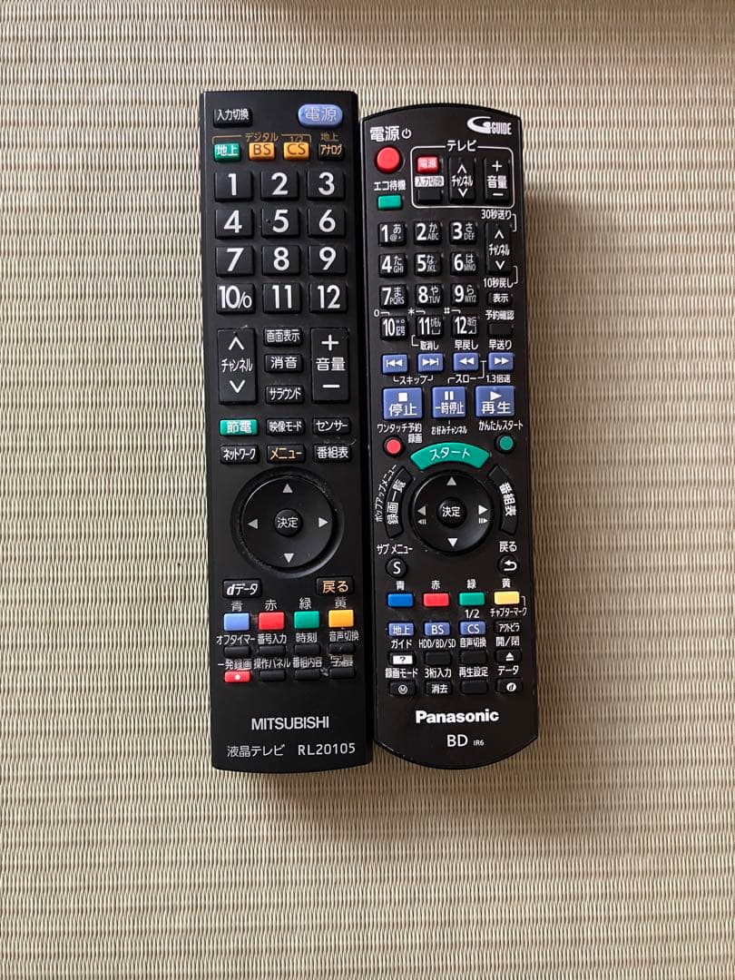 三菱32インチ液晶テレビ+Panasonic BRT230