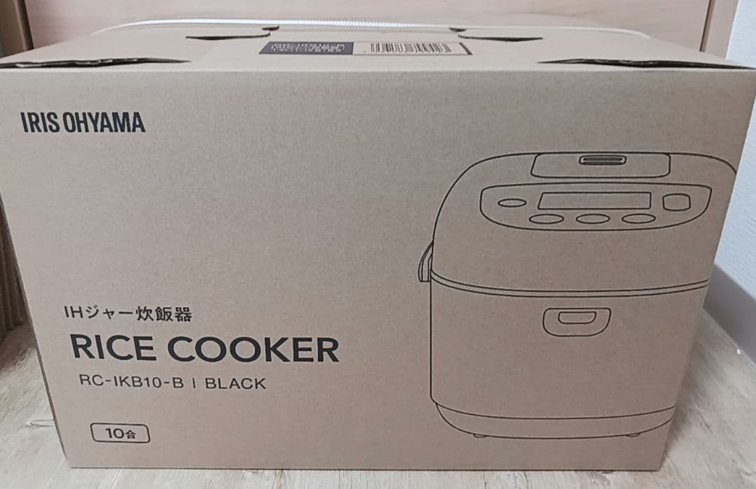 IRIS OHYAMA アイリスオーヤマ RC-IKB10-B　IHジャー炊飯器