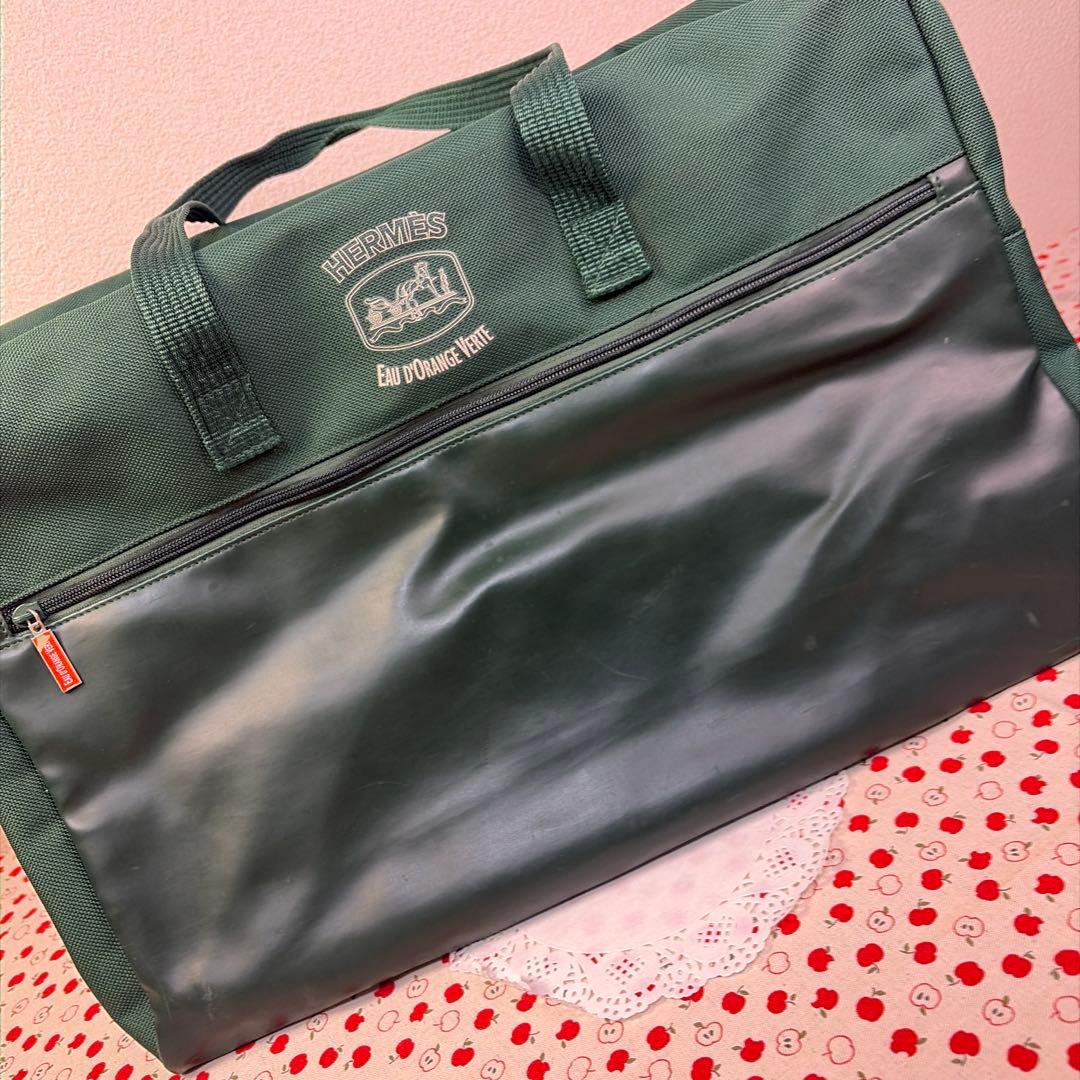 【希少】HERMES エルメス ボストンバッグ オー ドランジュ ヴェルト