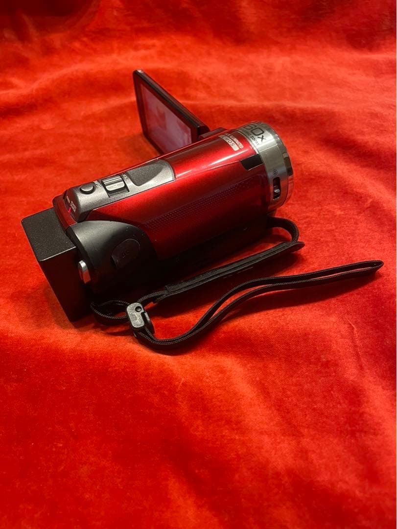 【動作確認済】JVC GZ-HM177-R ビデオカメラ レッド