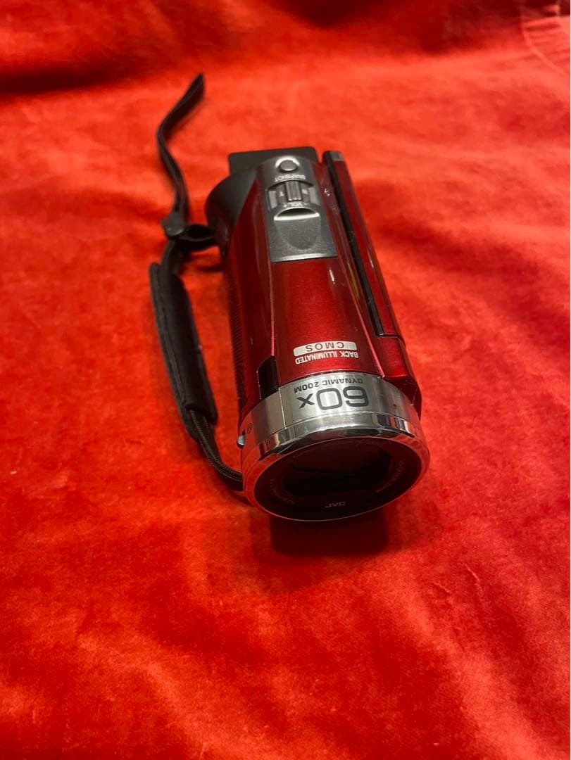 【動作確認済】JVC GZ-HM177-R ビデオカメラ レッド