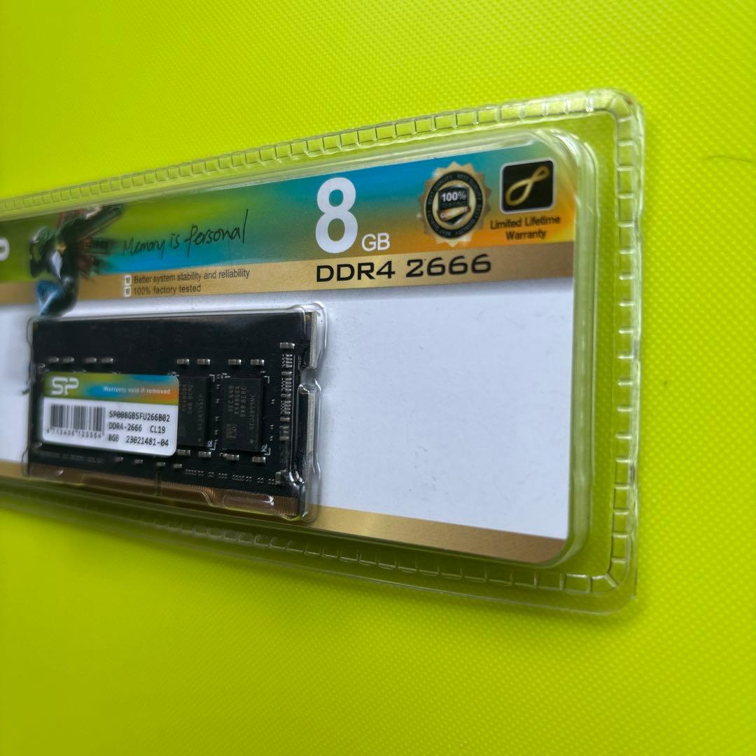 【新品未開封】DDR4 8GB ノート用メモリ PC4-21300 2666MH