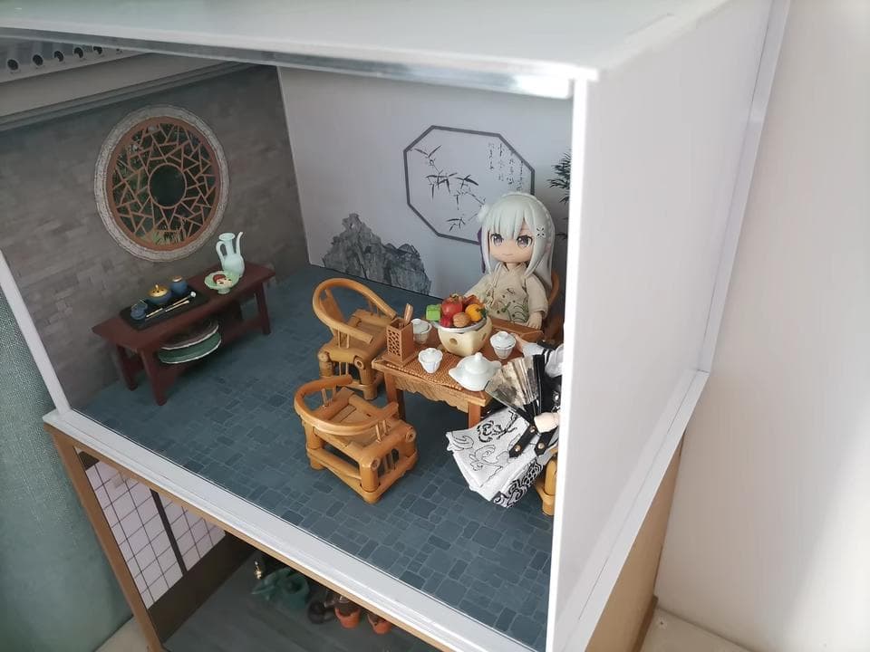 オビツ ねんどろいど ドールハウス ディスプレイボックス 背景 オーダー可能