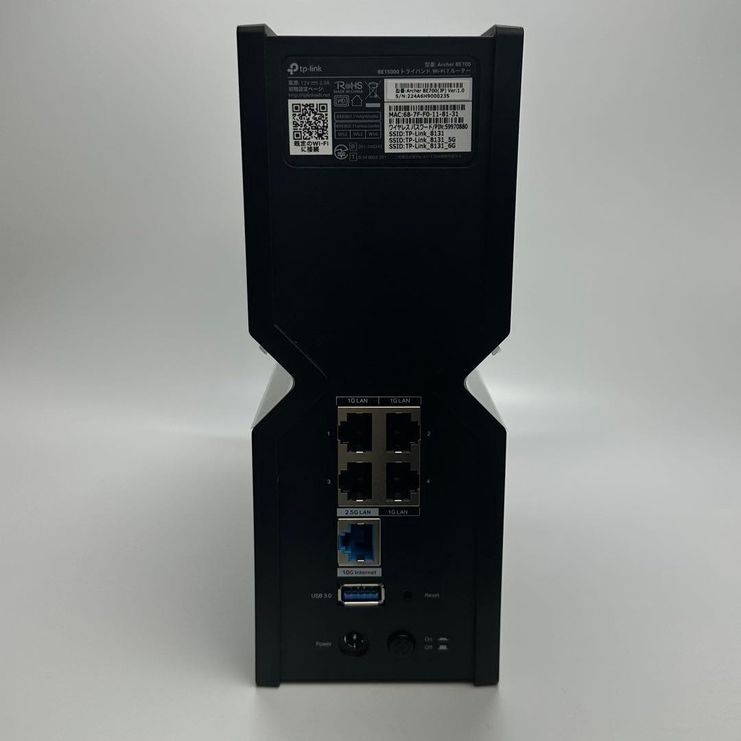Archer BE700 BE15000 トライバンドWi-Fi 7ルーター