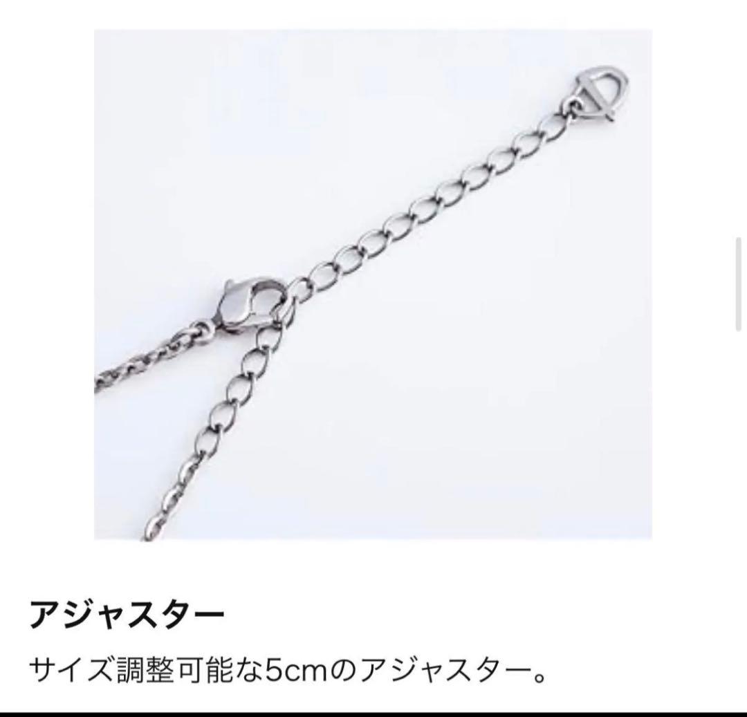 D. pattern 純チタン ネックレス アジャスター付き