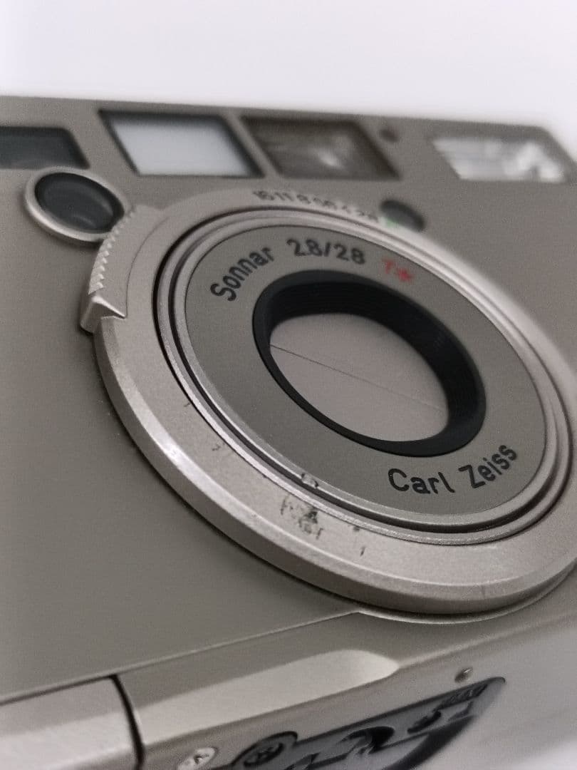 CONTAX Tix コンタックス　シルバーコンパクトフィルムカメラ