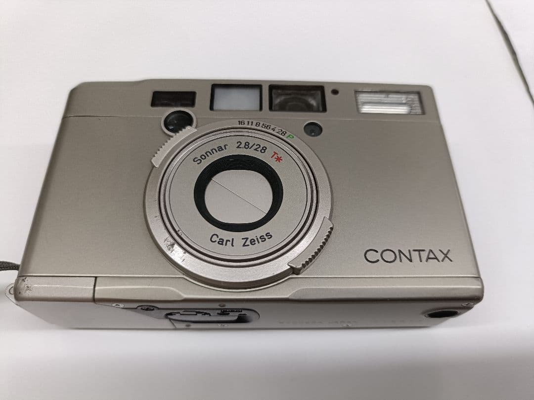 CONTAX Tix コンタックス　シルバーコンパクトフィルムカメラ