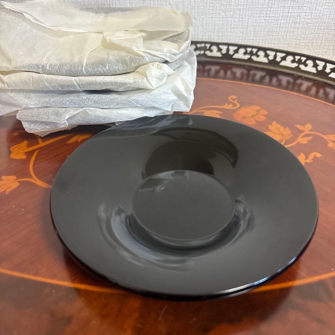 輪島塗 慶塚 茶托5客