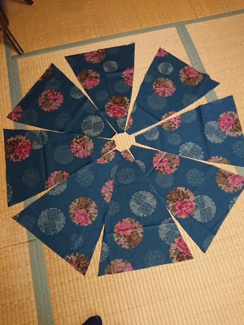 ハンドメイド和柄日傘雪輪花