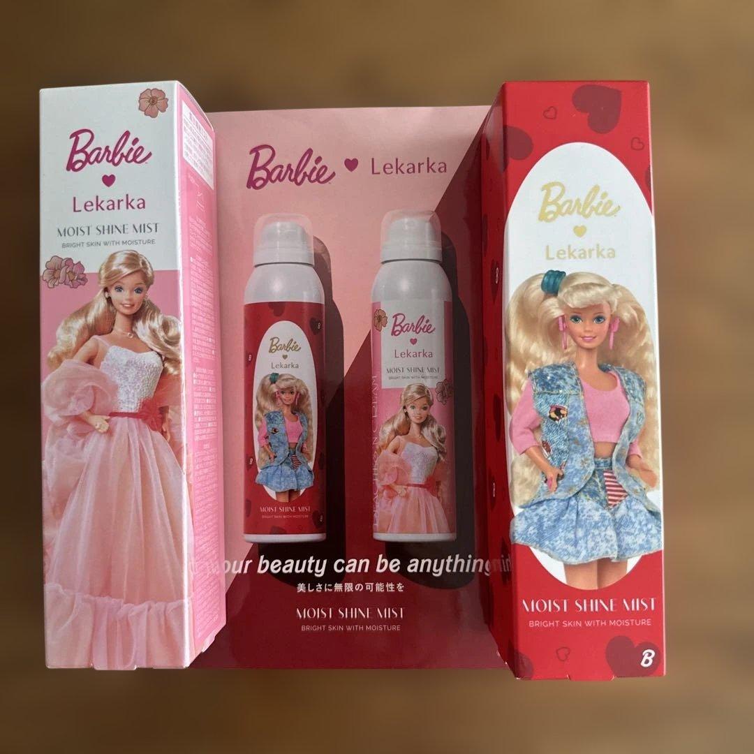 レカルカモイストシャインミスト　Barbie ポーチ付き