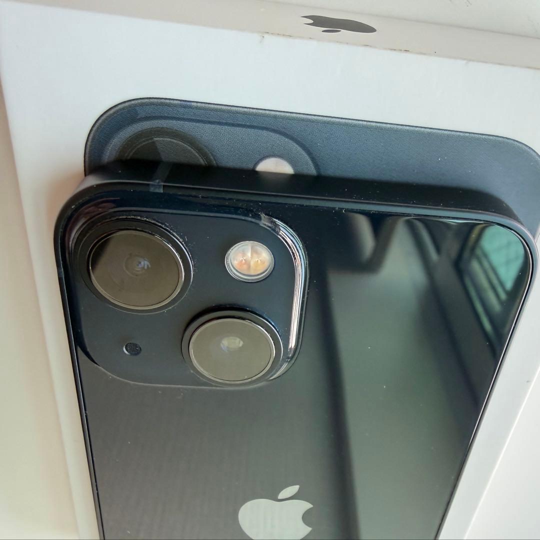 iPhone 13 mini ミッドナイト 128 GB（外箱あり・画面傷あり）