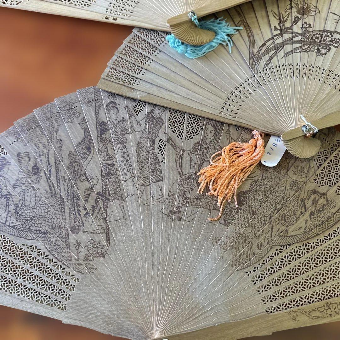 扇子，中国，檀香，檀香扇，工芸品