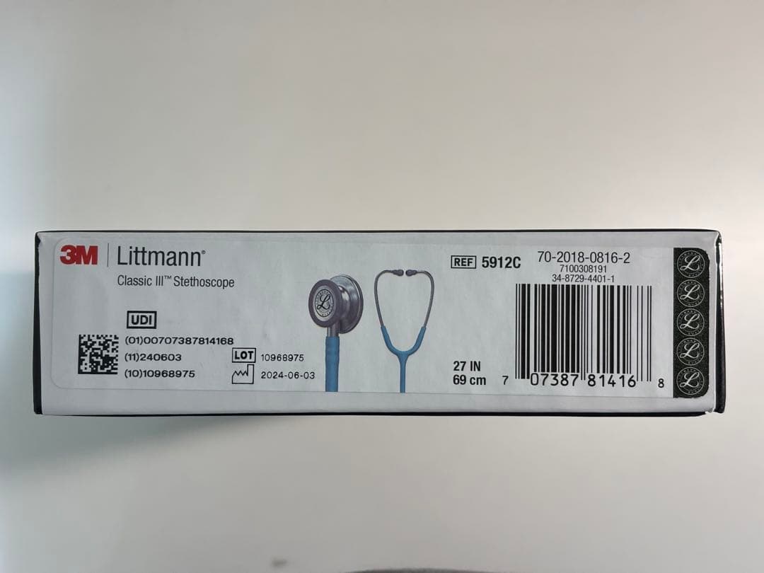#新品　Littmann Classic III 聴診器 水色