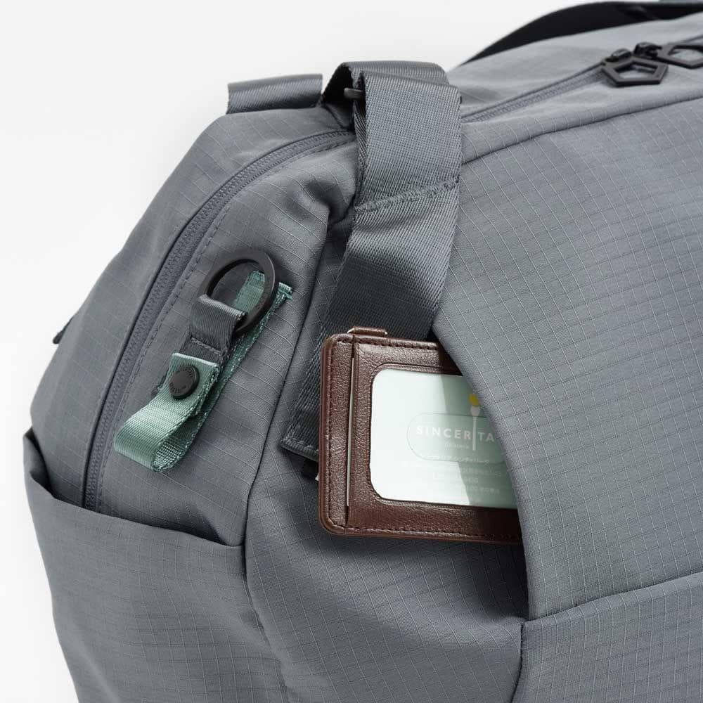 MILESTO ミレスト Hutte ヒュッテ ボストンバッグ ブラック