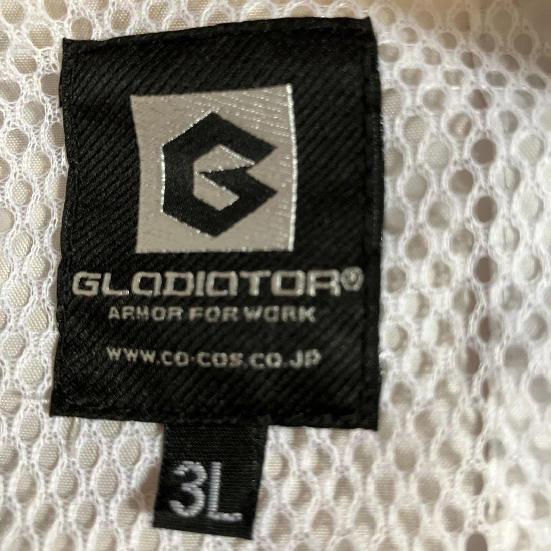 GLADIATOR G-5220 半袖空調服ファンバッテリーACアダプター付き