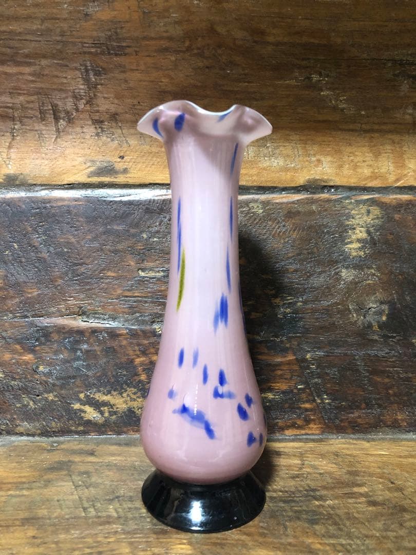 花瓶　ガラス　レトロ