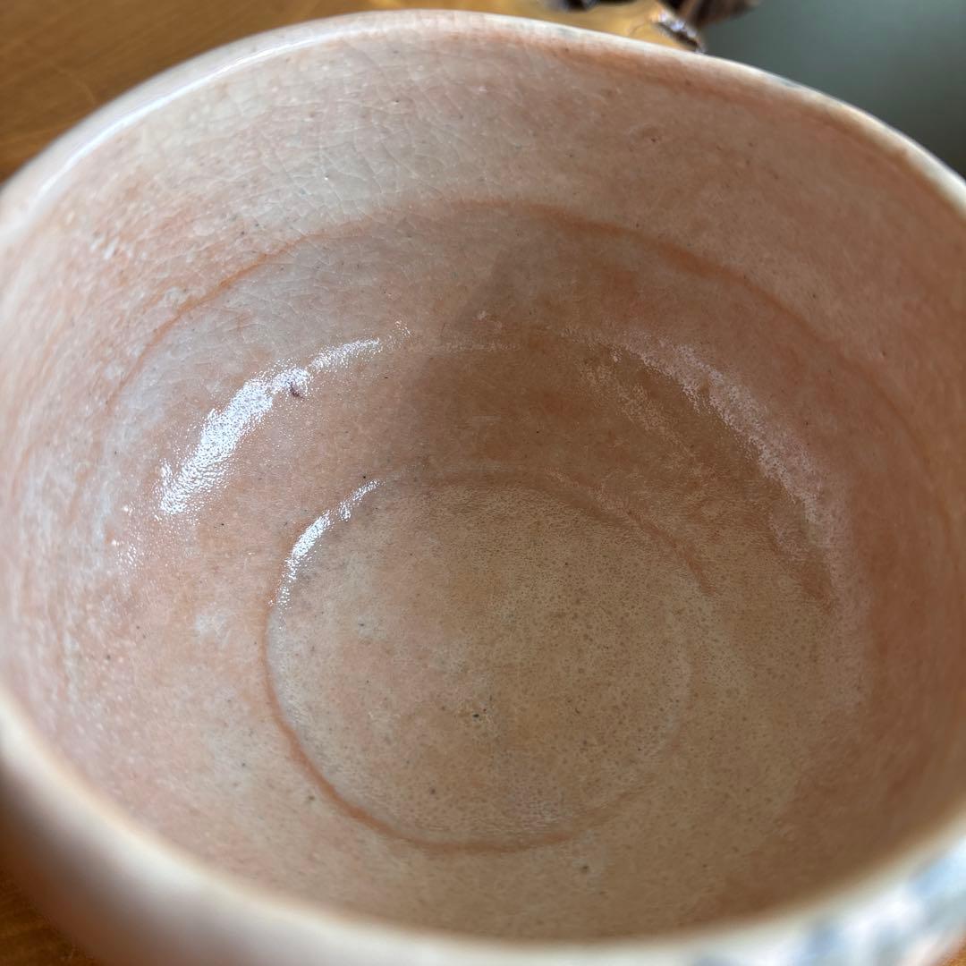大樋焼 中村長阿弥造 抹茶碗 茶道具 共箱（307Cd)