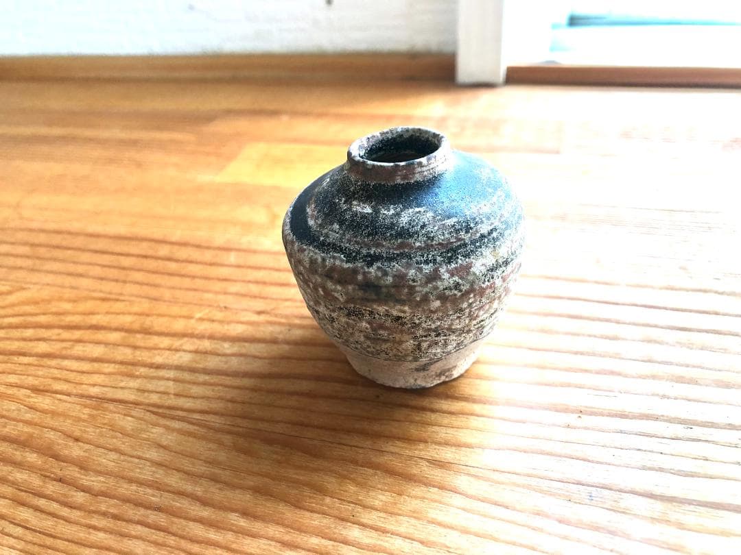 【タイ・骨董】宋胡録（スンコロク） 黒飴釉 小壺（1301年~1600年）